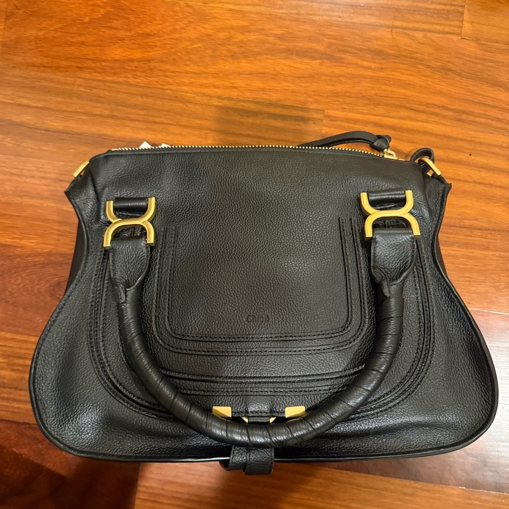 NWT Medium Marcie Satchel black.  Comes with long strap for crossbody too